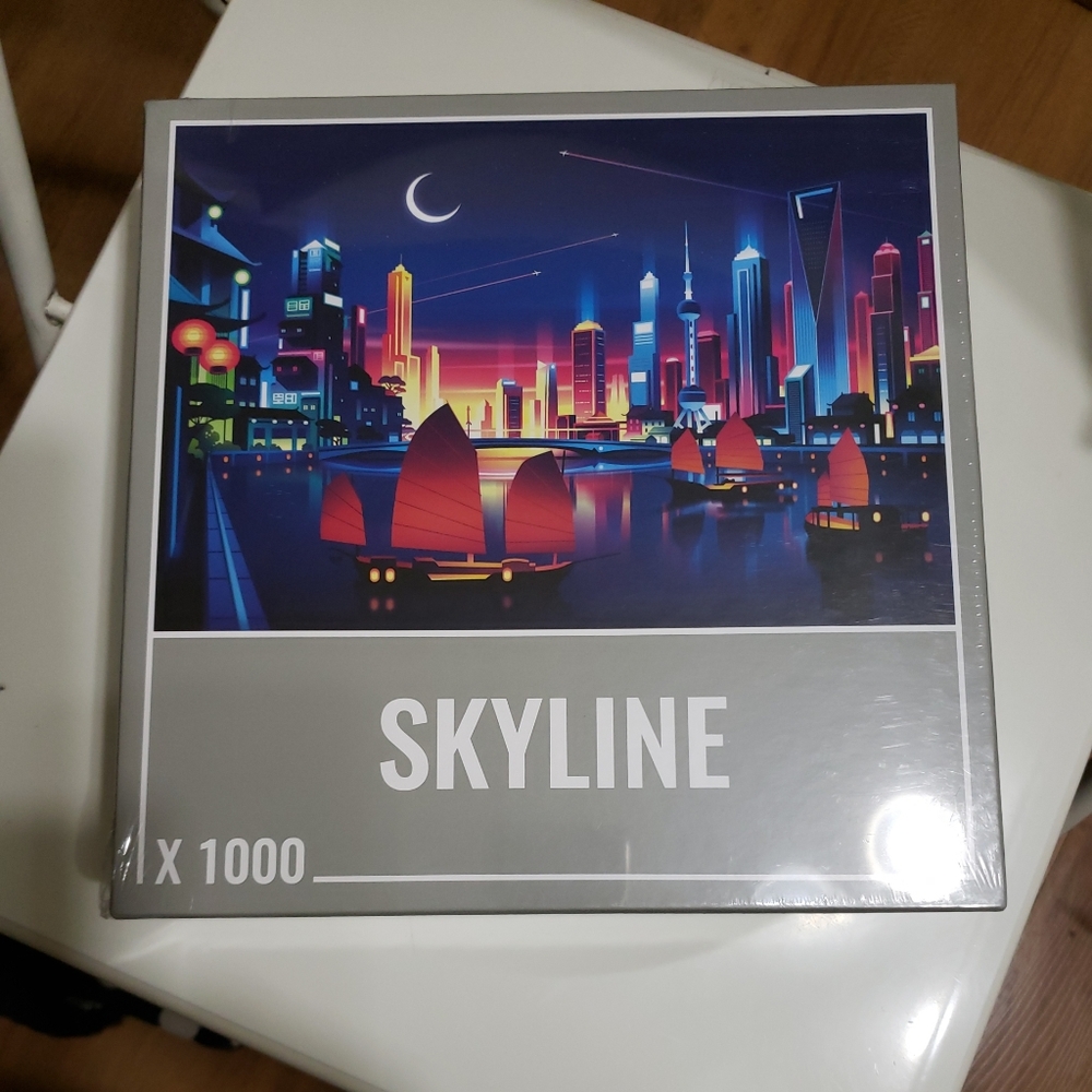NIB Cloudberries Poster Puzzle SKYLINE 1000pcs